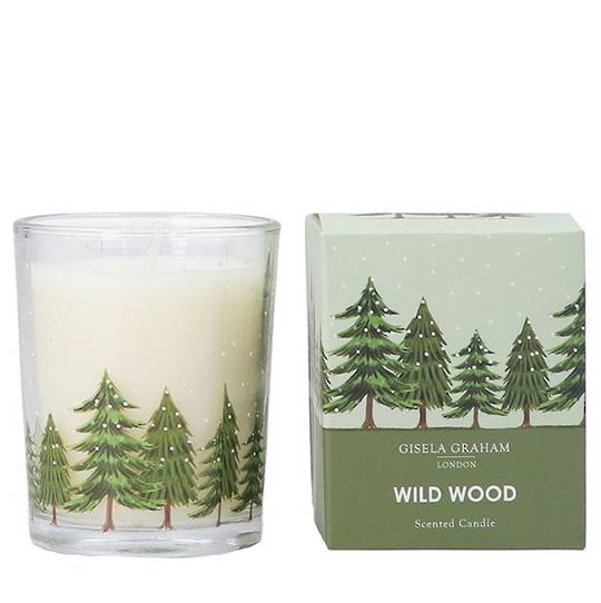 Forest Trees, Mini Scented Candle Jar 6cm *ETA Nov